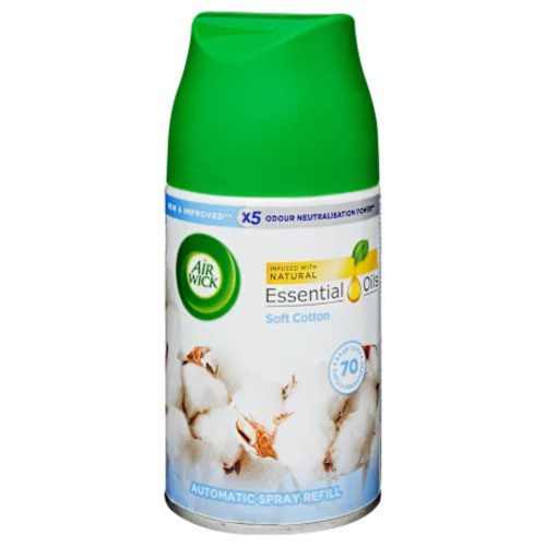 Air Wick FreshMatic utántöltő Soft Cotton 250ml (6db/karton)