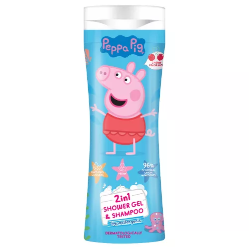Peppa malac 2in1 tusfürdő és sampon 300 ml - hipoallergén