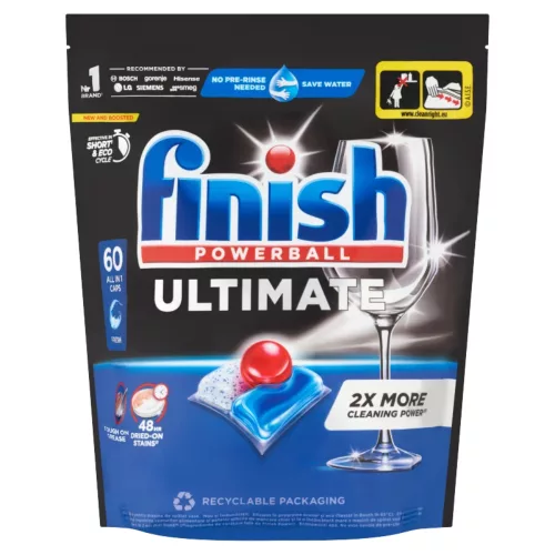 Finish Powerball Ultimate All in 1 mosogatógép kapszula Regular (60 db)