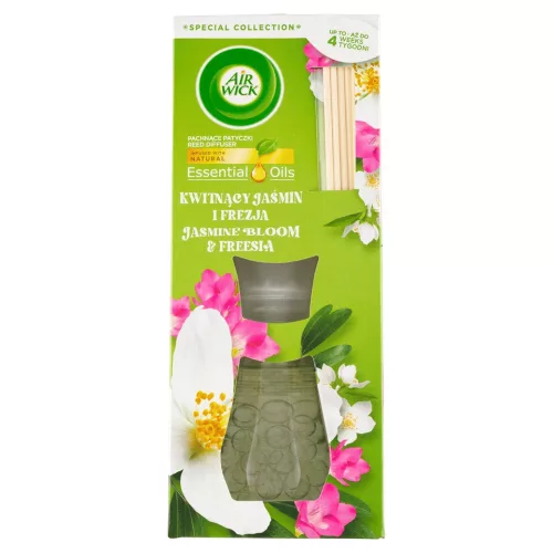 Air Wick Reed Essential Oils pálcás lakásparfüm 25ml jasmine bloom & freesia