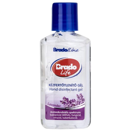 Bradolife kézfertőtlenítő gél 50ml LEVENDULA (12db/karton)