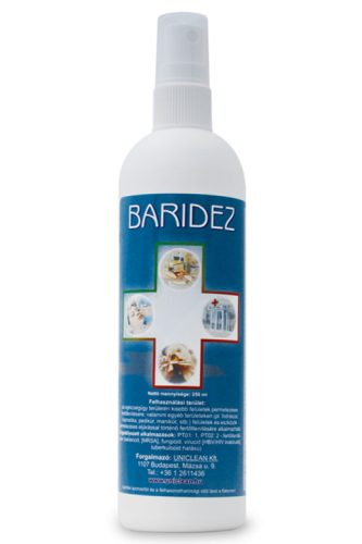 Baridez alkoholos eszköz és felület fertőtlenítő spray 250ml