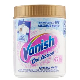 Vanish Oxi Action Crystal White folteltávolító por fehér ruhákhoz (470 g)