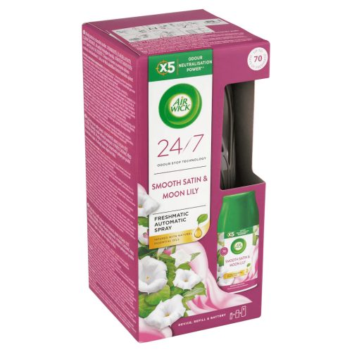 Air Wick Freshmatic készülék+utántöltő Smooth Satin&Moon Lily