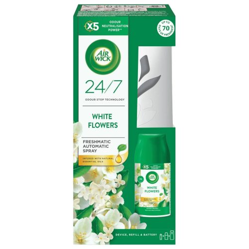 Air Wick Freshmatic készülék+utántöltő White Flowers