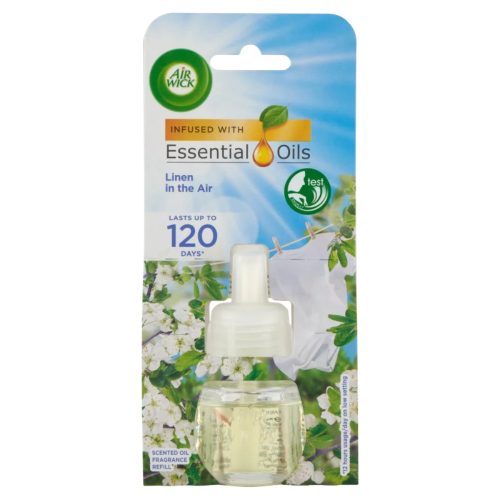 Air Wick elektromos illatosító utántöltő 19ml (6db/karton) Linen in the air