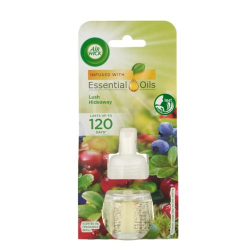 Air Wick elektromos illatosító utántöltő Lush Hideaway - Buja Rejtek (19 ml)