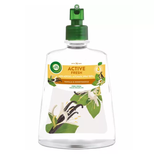 Air Wick ACTIVE FRESH automata légfrissítő utántöltő Vanília és Jázminlonc (228 ml)