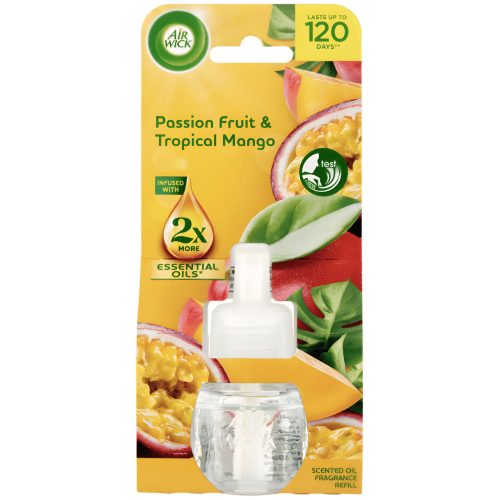 Air Wick elektromos illatosító utántöltő 19ml Passion fruit & Tropical Mango