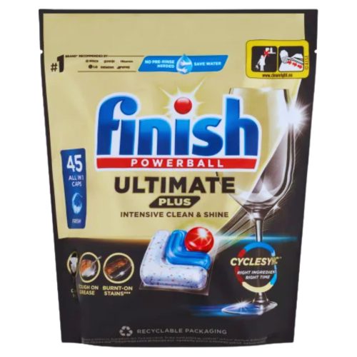 Finish Powerball Ultimate Plus All in 1 mosogatógép kapszula Regular 45db/csg (6csg/karton)