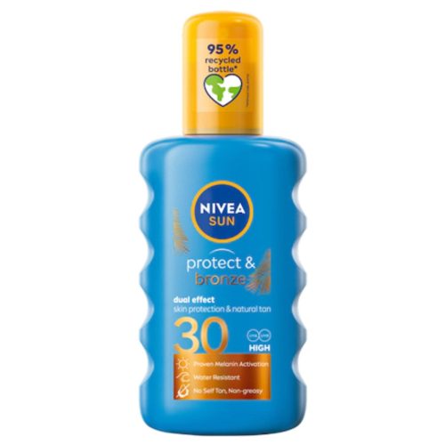 Nivea Protect&Bronze barnulást támogató napolaj spray FF30 200ml (6db/karton)