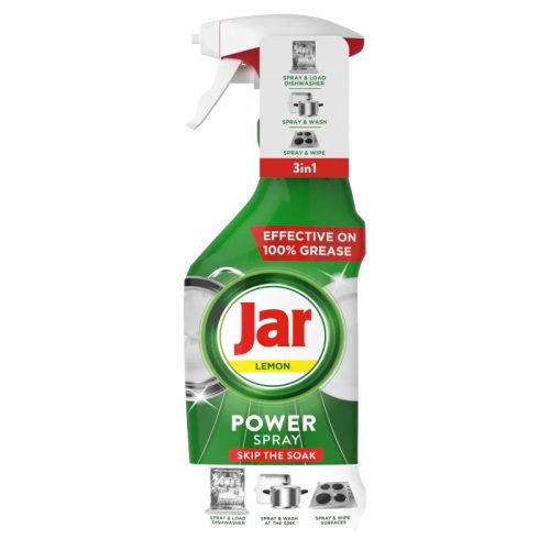 Jar Power Spray zsíroldó mosogatószer Lemon (500 ml)