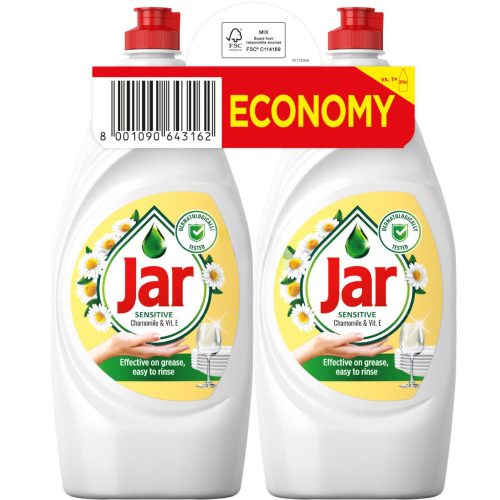 Jar Sensitive mosogatószer Kamilla & E-vitamin (2x900 ml)