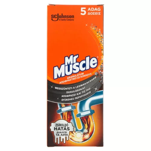Mr. Muscle lefolyótisztító granulátum (250 g)