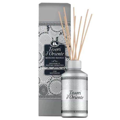 TESORI D'ORIENTE MUSCHIO BIANCO pálcás illatosító diffúzor 200ml (6db/karton) 