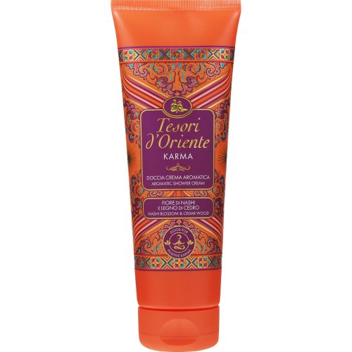 TESORI D'ORIENTE krémtusfürdő japán körtevirág és cédrusfa karmikus aromával 250 ml (8db/karton)
