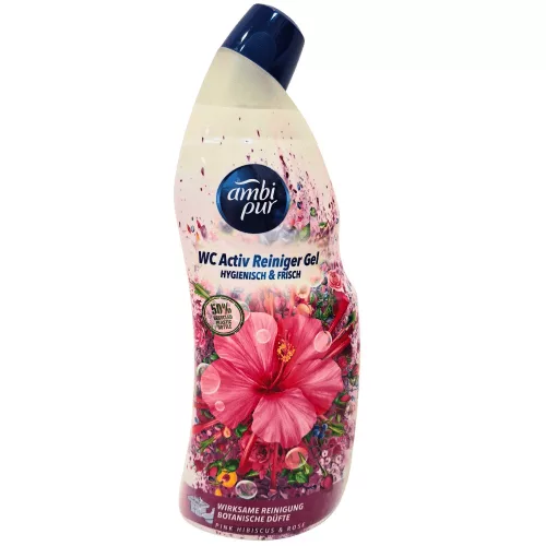 Ambi Pur wc tisztító gél 750ml Pink Hibiscus&Rose