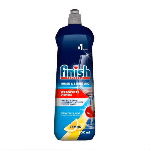 Finish Rinse&Shine Aid mosogatógép öblítő, Citrom illattal, 800ml 