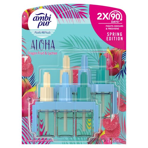 Ambi Pur 3volution utántöltő ALOHA (Dragon fruit&Lychee) 2x20ml (6db/karton)