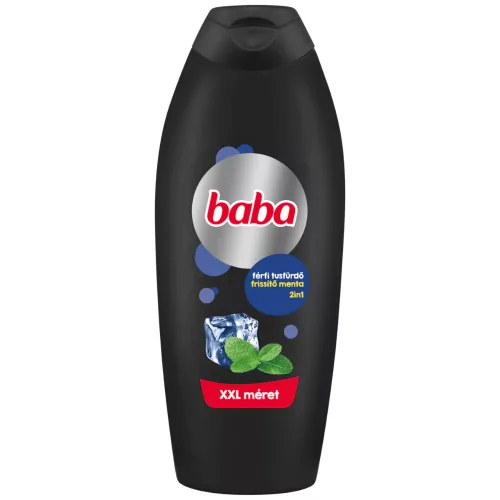 Baba férfi tusfürdő frissítő menta 2in1 750 ml