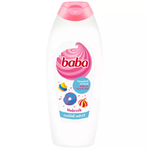 Baba kényeztető tusfürdő málna és rózsafa 750 ml