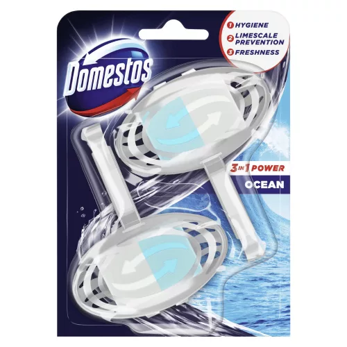 Domestos Power 3in1 WC illatosító rúd Ocean (2 x 35 g)