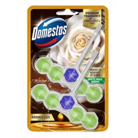 2 db Domestos Aroma Lux WC frissítő blokk White Rose Dream (2 x 50 g)