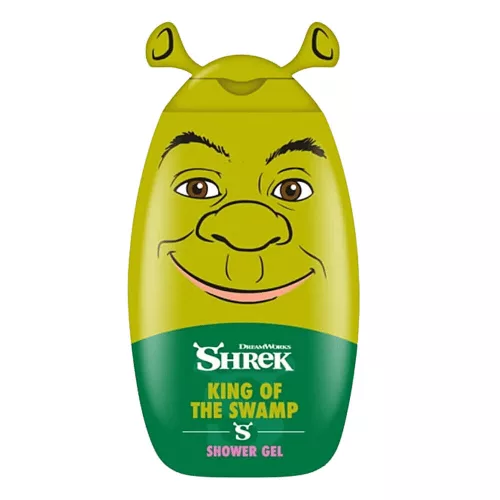 DreamWorks Shrek 2in1 tusfürdő és sampon, gyenged és bőrbarát, alma illatú 414ml