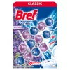 3 db Bref Power Aktiv WC tisztító golyó Lavender (3 x 50 g)