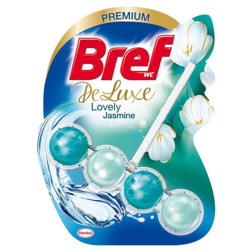 Bref Deluxe, wc illatosító, Lovley Jasmine, 50g (9db/karton)