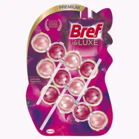 Bref Deluxe WC illatosító, Delicate Magnolia (3x50 g)