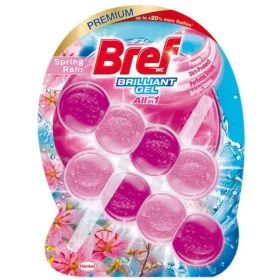 2 db Bref Brilliant Gel WC illatosító Spring Rain (2 x 42 g)