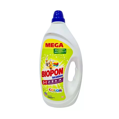 Biopon Color takarékos mosógél színes ruhákhoz 3,96L / 88 mosás