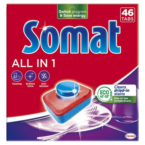 Somat mosogatógép kapszula Allin1 46db/csg