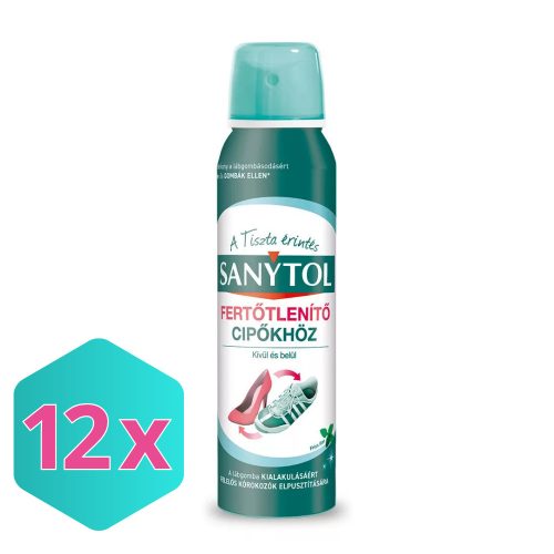 Sanytol cipő fertőtlenítő és szagtalanító spray 150ml KARTON - 12 db