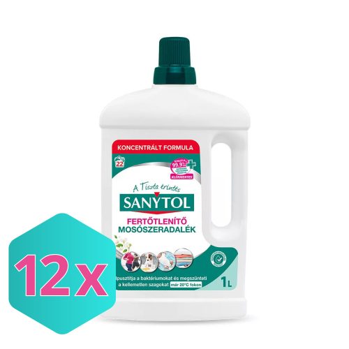 Sanytol fertőtlenítő mosószeradalék 1000ml KARTON - 12 db