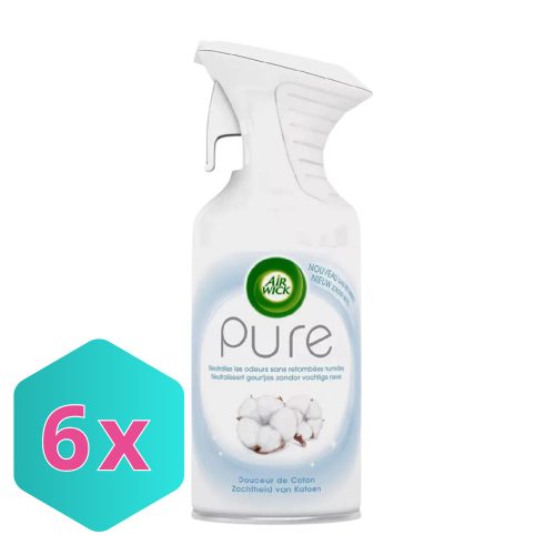 Air Wick légfrissítő spray Cotton 250ml KARTON - 6 db