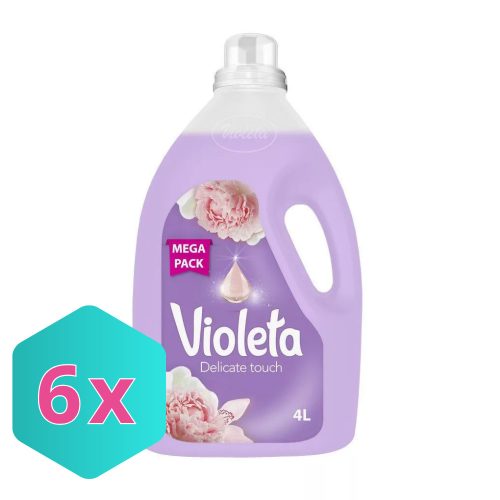 VIOLETA öblítő 4L - Delicate Touch KARTON - 6 db