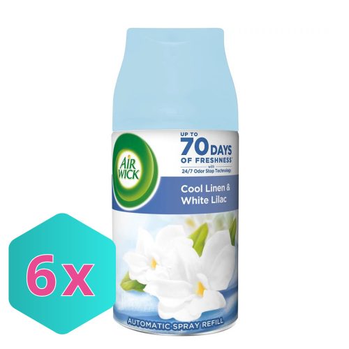 Air Wick FreshMatic utántöltő Cool Linen&White Lilac 250ml KARTON - 6 db