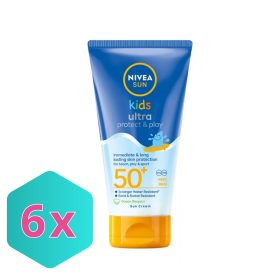   Nivea Kids Ultra Protect & Play Napozó Krém FF50+ KARTON - 6 db
