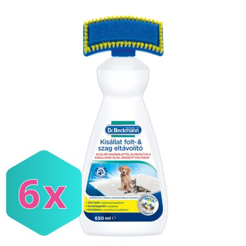 Dr. Beckmann kefés kisállat folt- és szageltávolító 650ml KARTON - 6 db