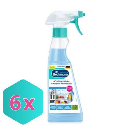 Dr. Beckmann Hűtőszekrény és konyhai felülettisztító, 250ml KARTON - 6 db