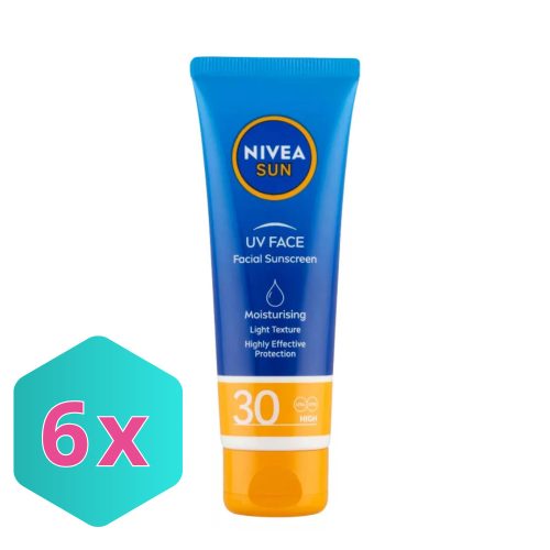Nivea Sun hidratáló napozó arckrém FF30 50 ml KARTON - 6 db