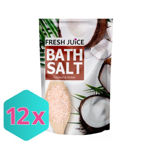 Fresh Juice Fürdősó 500g kókusz és orchidea KARTON - 12 db