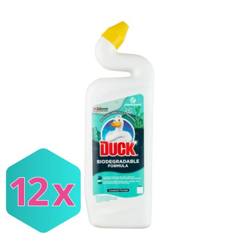 Duck Biológiailag lebomló WC tisztító folyadék, Coastal Forest, 750ml KARTON - 12 db