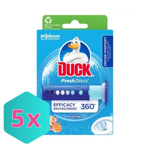 Duck Fresh Discs Marine WC-öblítő korong, 36 ml KARTON - 5 db