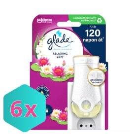   Glade elektromos légfrissítő készülék+utántöltő 20ml Relaxing Zen KARTON - 6 db