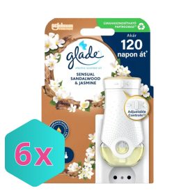   Glade elektromos légfrissítő készülék+utántöltő 20ml Sensual sandalwood/jasmine KARTON - 6 db