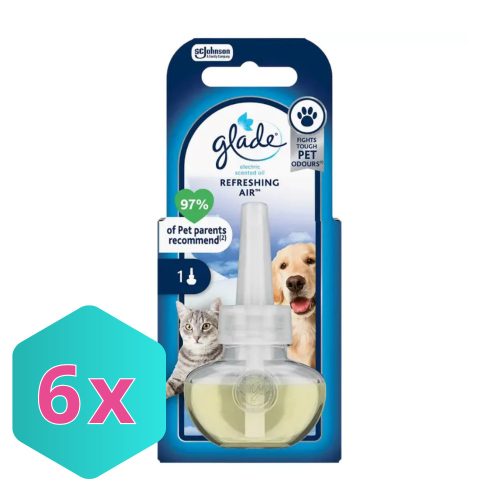 Glade elektromos légfrissítő utántöltő 20ml PET Refreshing Air KARTON - 6 db