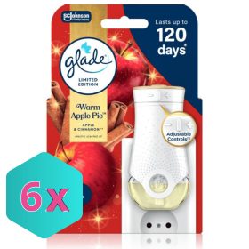   Glade elektromos légfrissítő készülék+utántöltő 20ml Warm Apple Pie KARTON - 6 db